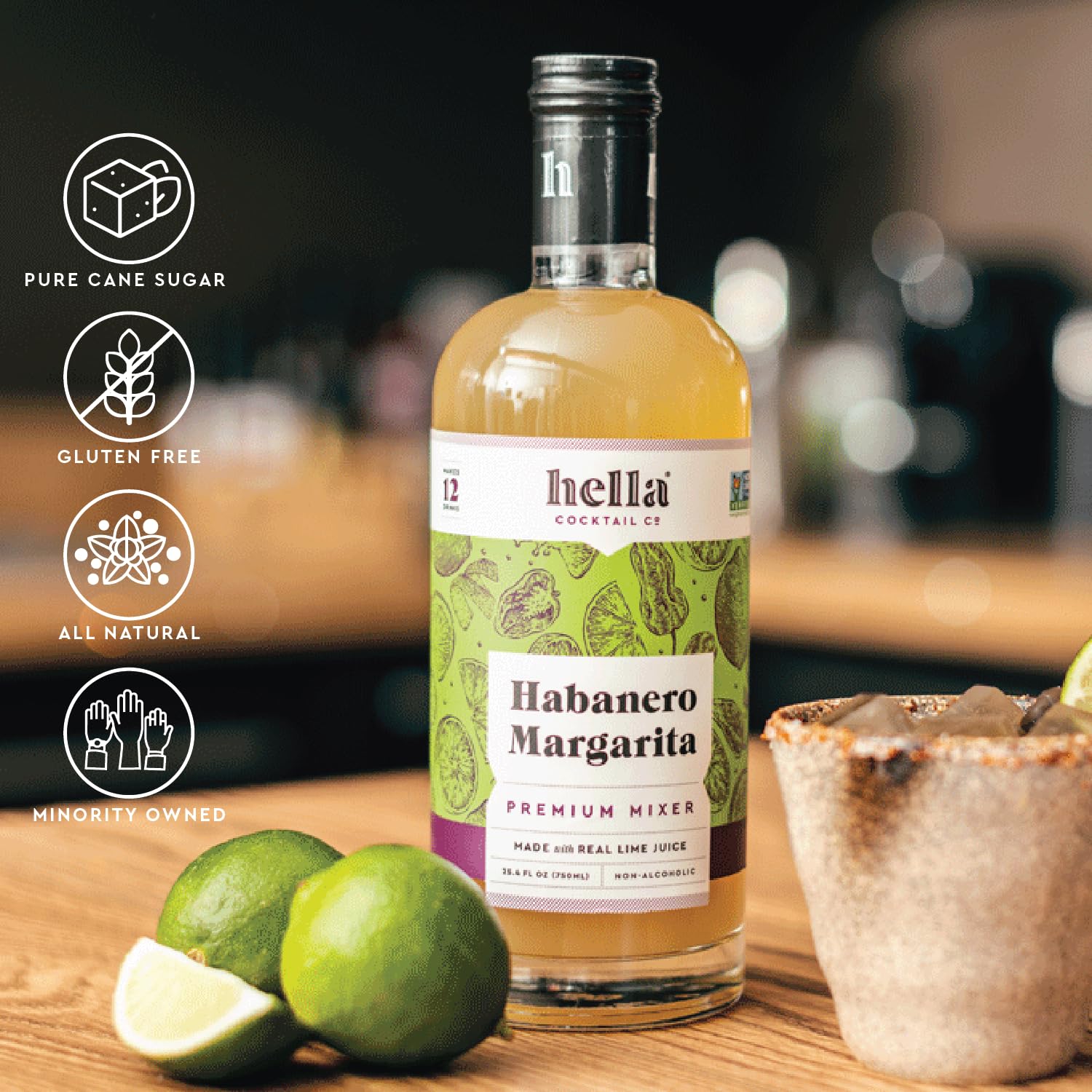 Amazon.com : Hella Cocktail Co., Bitters Habanero Margarita Mixer